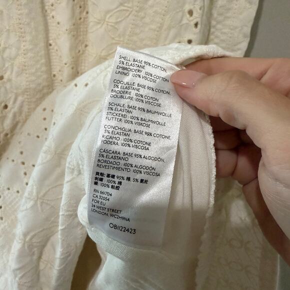 Anthropologie Maeve Rochelle Eyelet Maxi Dress - Picture 4 of 5